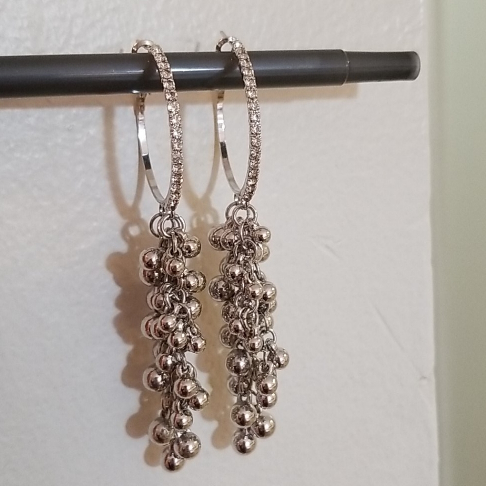 Dangle  silver earrings